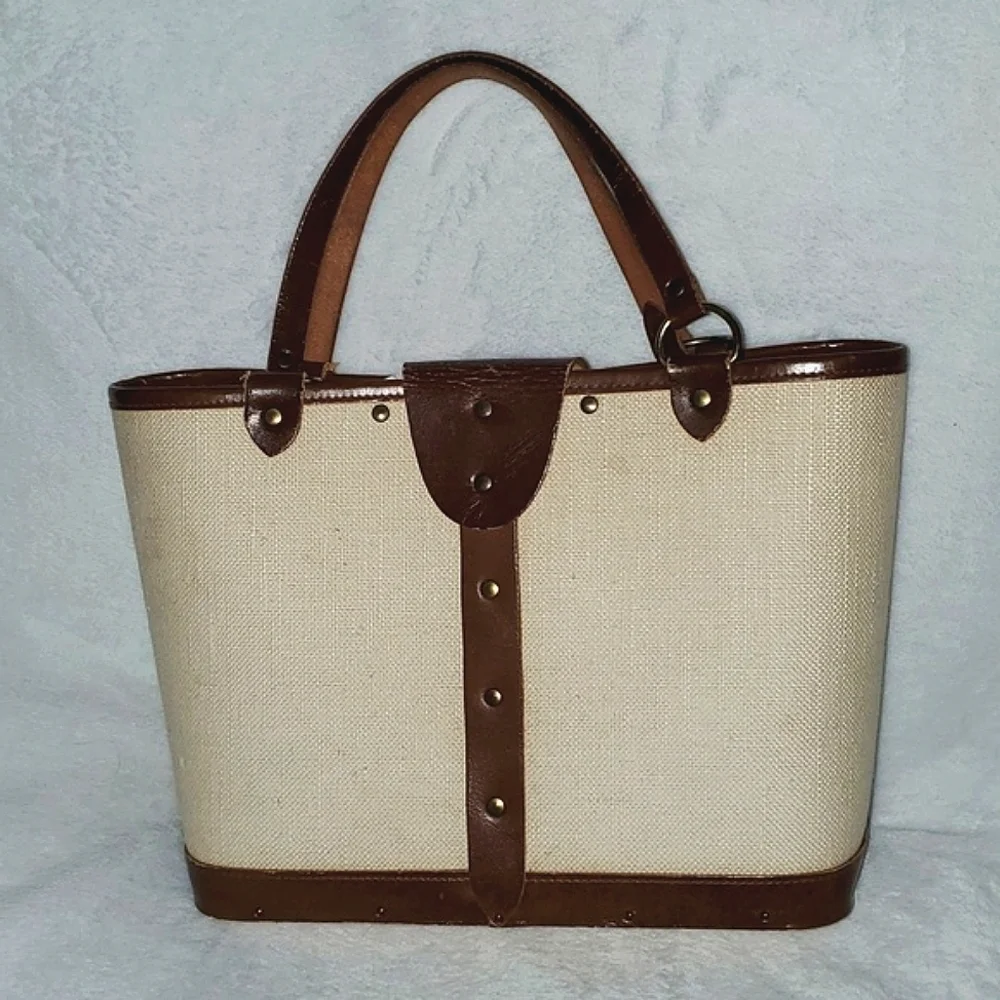 Vtg Collins of Texas Treasured Thoughts Classic Jeweled Tote Bag - Picture 3 of 16